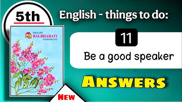 Engels hoofdstuk 11, vraag en antwoord voor klas 5 - Wees een goede spreker, vraag en antwoord 5