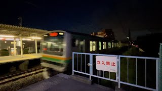 【響くスペノ削正音】E231系1000番台コツS-19編成＋コツK-29編成　東北本線537M列車白岡駅低速入線