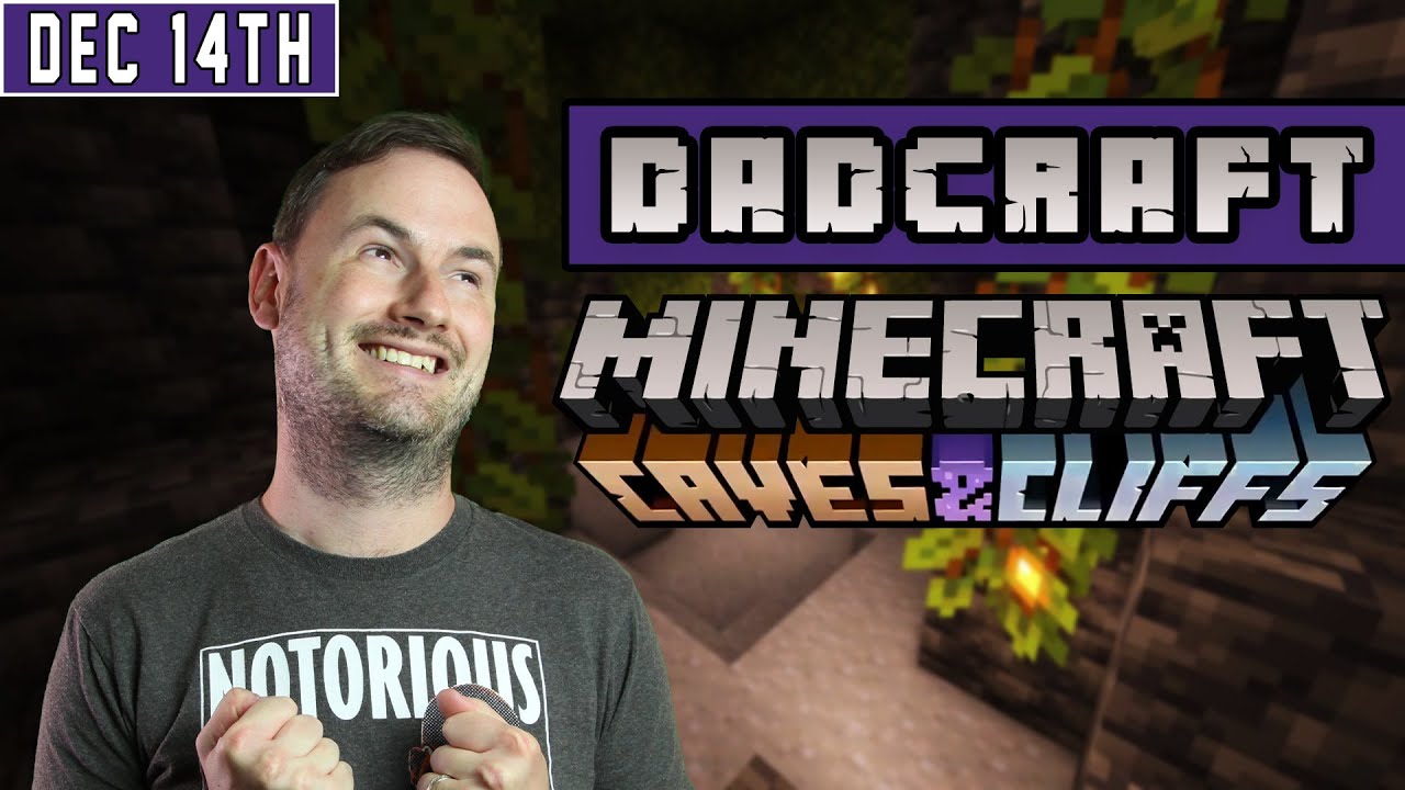 Sips Plays Minecraft: Caves & Cliffs Part 2 (Dadcraft Server) - (14/12/21)