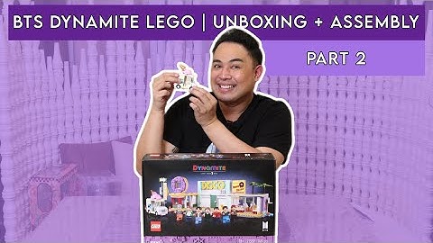 BTS DYNAMITE LEGO | UNBOXING + ASSEMBLY PART 2!