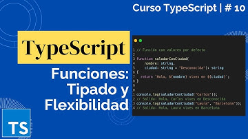 Tipado de Funciones en #typescript  Curso de TypeScript