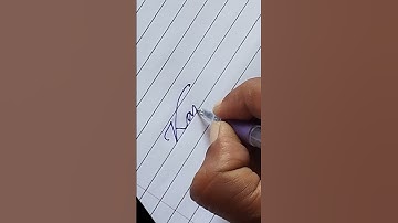 beautiful name Kavya in cursive writing #shorts