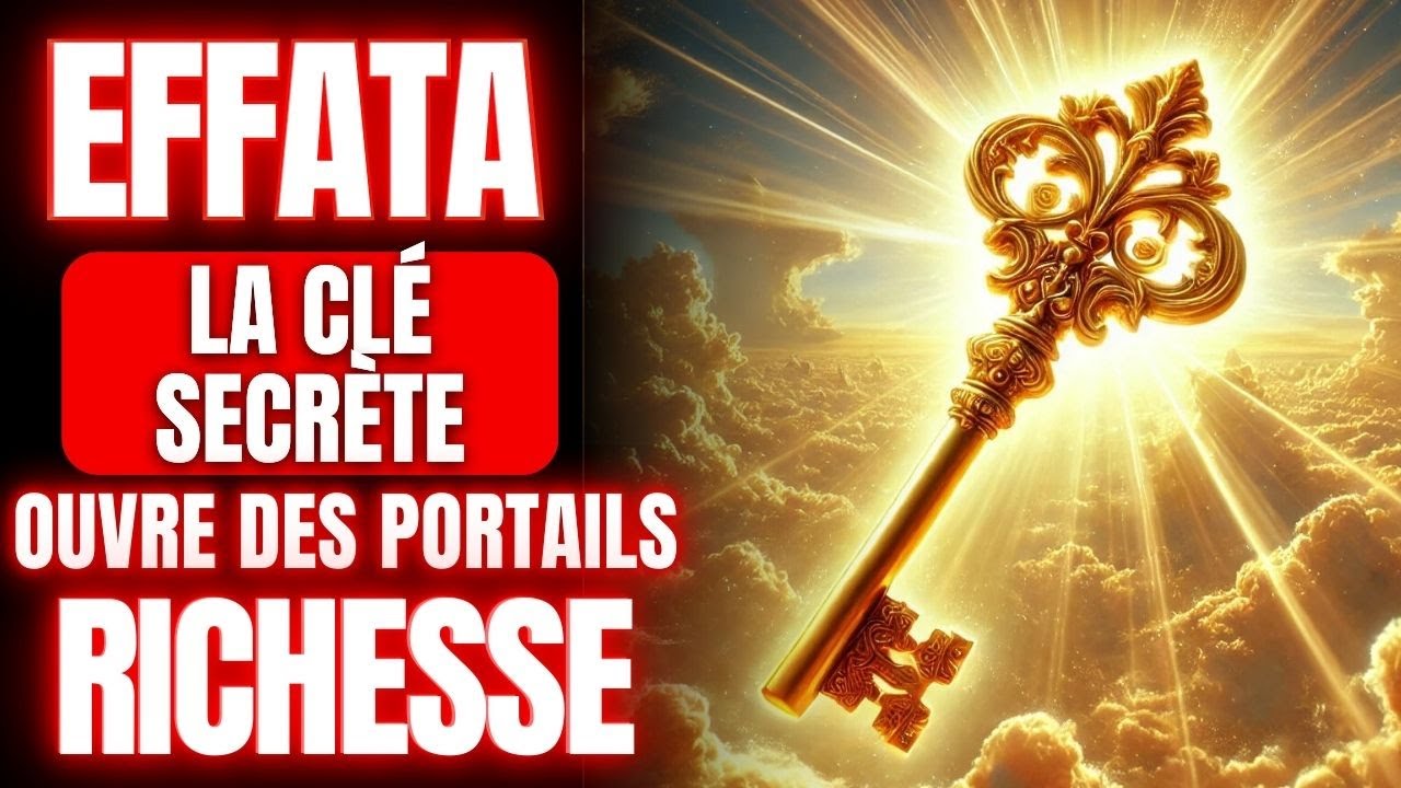 EFFATA | LA CLÉ SECRÈTE QUI OUVRE TOUTES LES PORTES DE LA RICHESSE IMMÉDIATE DANS VOTRE VIE