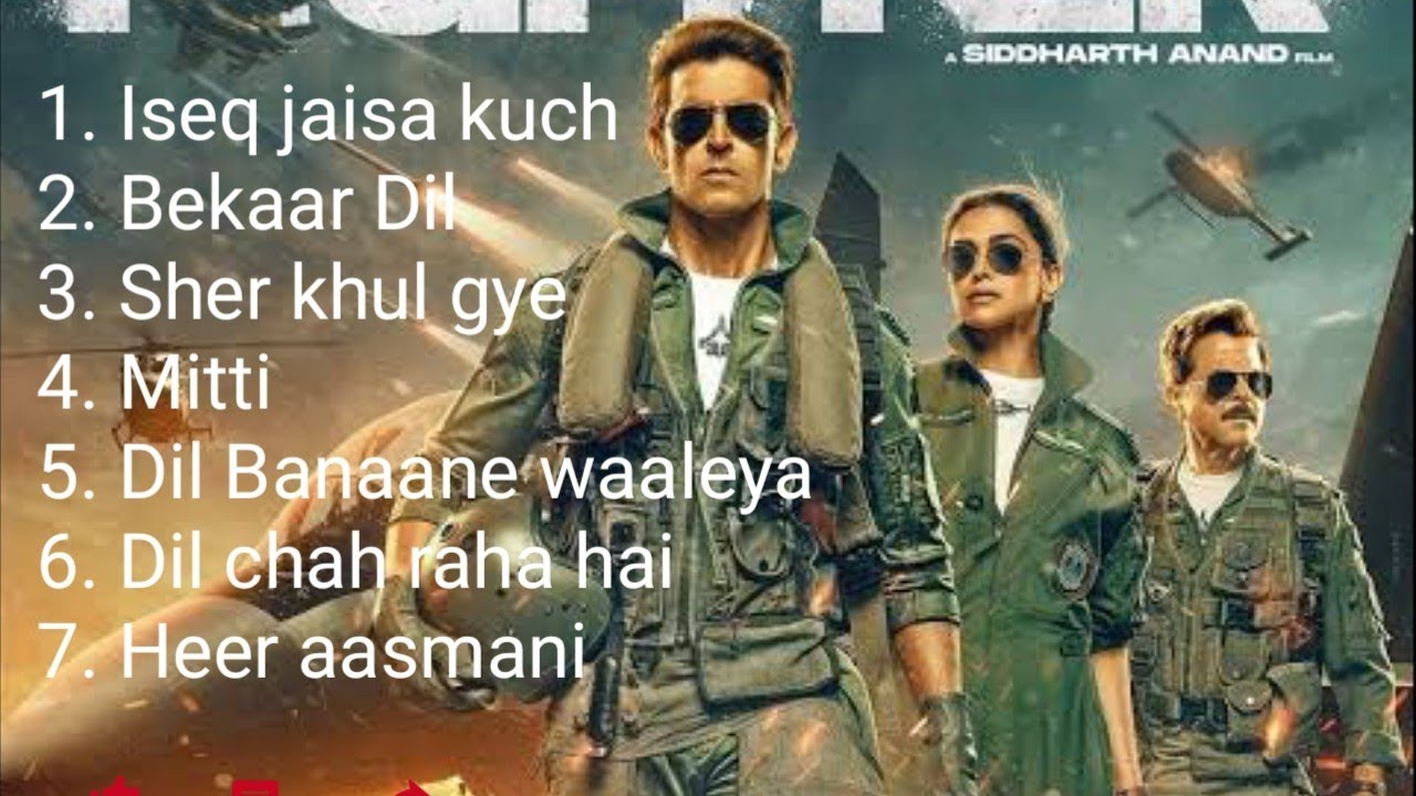 Hindi Bollywood song 2024  Fighter Movie Song  Iseq jaisa kuch song