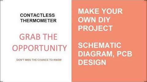 Contactless Thermometer Using Attiny85 Mlx90614 Oled | DIY | Cost Effective | Project