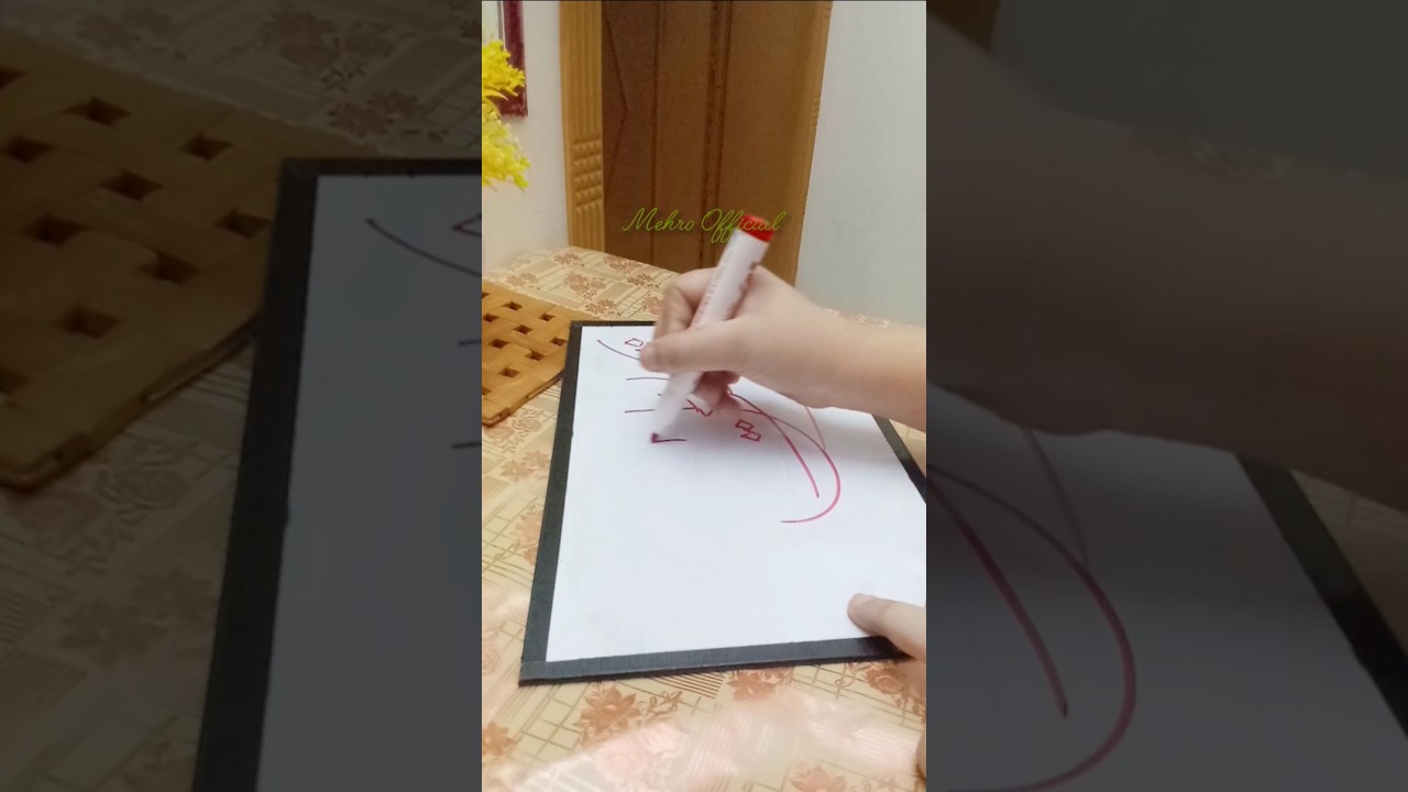 easy Arabic calligraphy ayat beautiful # #trending #shortsvideo #viral #art #youtubeshorts #reels