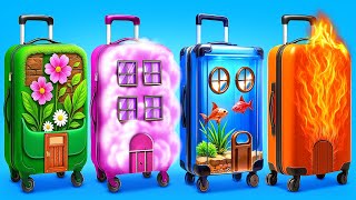 ¡Remodelando la habitación de los 4 elementos! / ¡Chicas de agua, tierra, fuego y aire!
