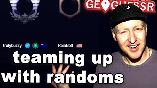 i teamed up with randoms on geoguessr team duels (NEW FEATURE)