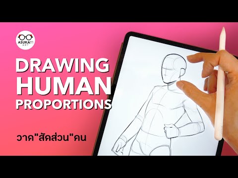 วาดคนต้องรู้ "สัดส่วน" | Drawing body proportions