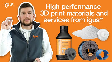 igus® High Performance 3D Print Materials & Services