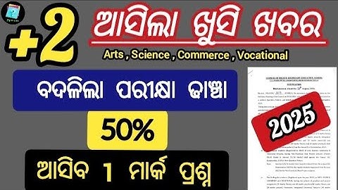 chse class 12 new question pattern 2025 |+2 board exam new question pattern 2024 25