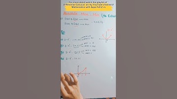 absolute extrema examples #shorts #mcqs #tricks #youtubeshorts #maths #youtube #video #viral #ms #bs