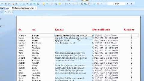 Crystal Reports 2011 Tutorial - Locking Formatting, Sizes and Positions