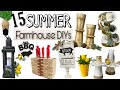 15 Top Modern Farmhouse Dollar Tree DIYs Summer Boho Style Cheap Easy Rustic Home Decor Affordable