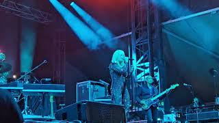 Metric preforming "All Comes Crashing" at Churchill Park Music Festival. August 18th, 2023