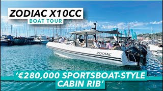 280,000 Sportsboat-Style Cabin Rib Zodiac X10Cc Yacht Tour Motor Boat & Yachting