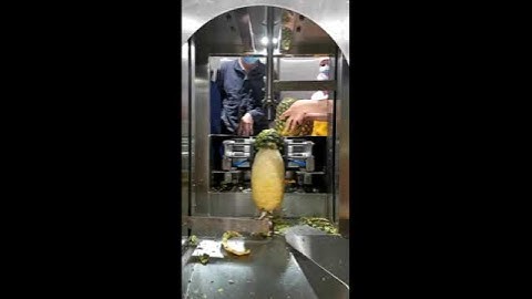 pineapple peeling  cutter end and core machine