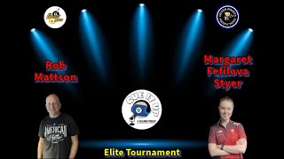 Cue It Up Tour Elite Tournament / Margaret Fefilova Styer Vs. Rob Mattson