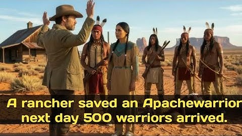 A Rancher Saved an Apache Warrior — The Next Day 500 Warriors Surrounded His Ranch