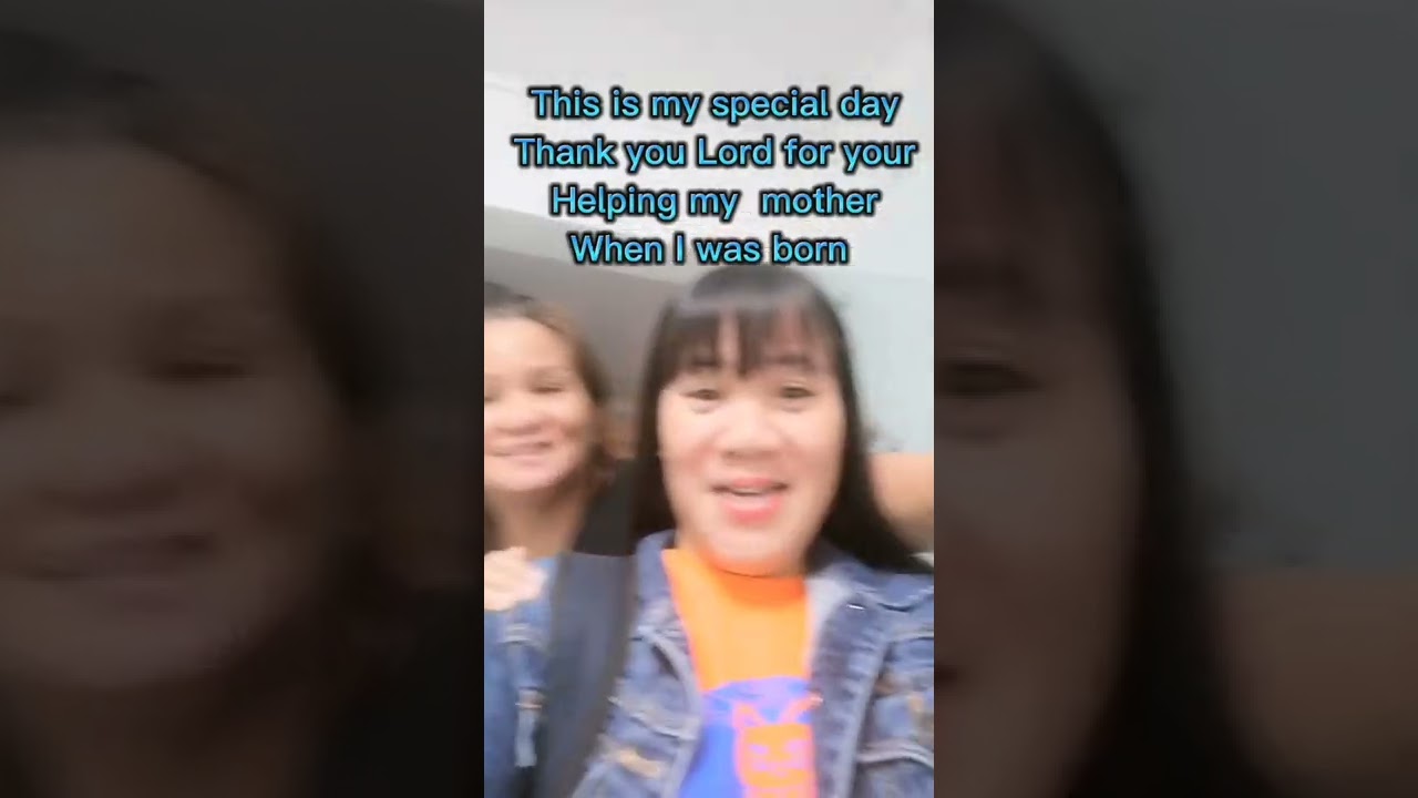 This is my special day 