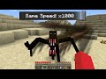 Horror Minecraft, But Its 100x Tick Speed