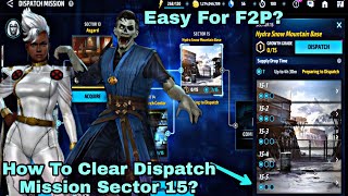 How To Clear Dispatch Mission Sector 15 - Marvel Future Fight