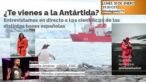¿Te vienes a la Antártida? Conexión en directo para conocer ciencia puntera en el continente helado