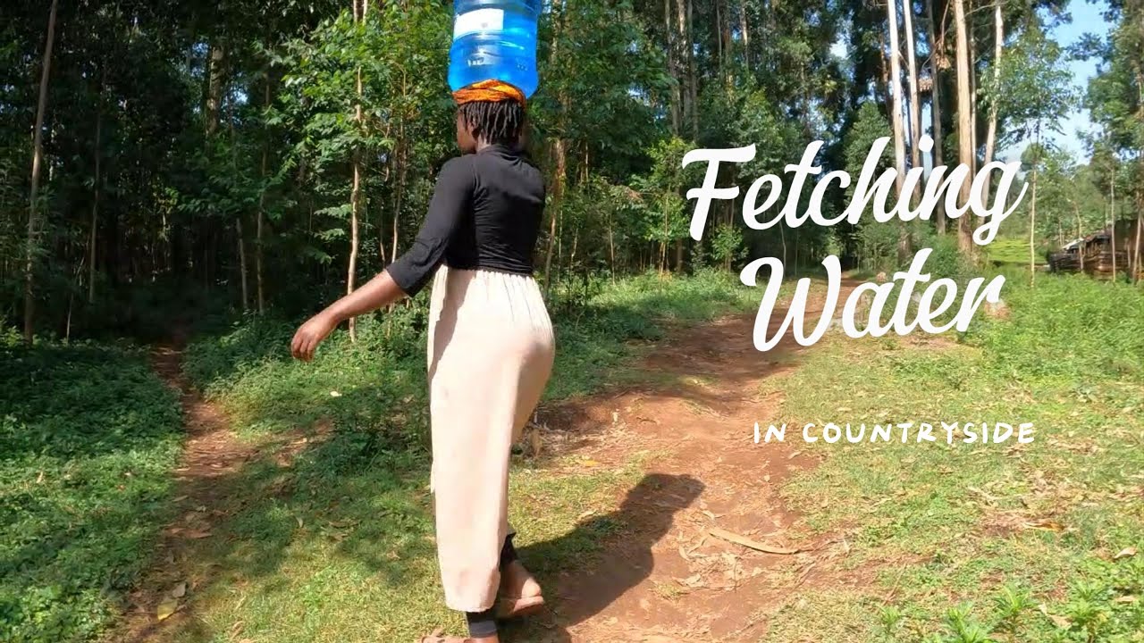 Rural Woman's Daily Routine | Carrying Water from Nature's Source