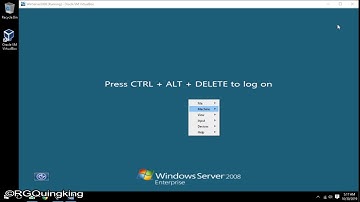 vm windows server 2008 install and configure active directory