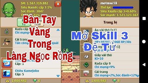 Ngọc rồng online - Anh thanh niên mở skill 3 đệ tử và cái kết cho sự khờ dại của mình | -_-