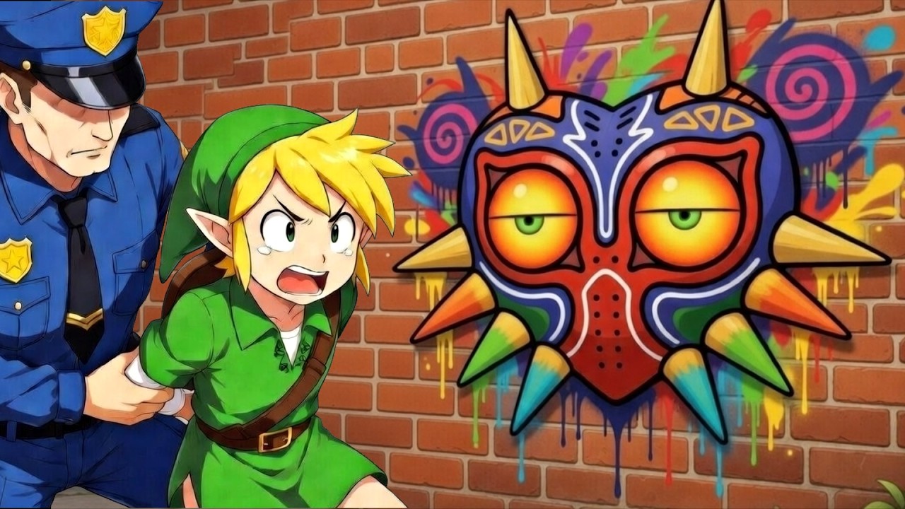Zelda a Link Between Worlds va de ser  un GRAFITI