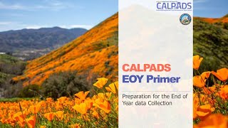 24/25 CALPADS EOY Primer - Module A- Introduction Wealth