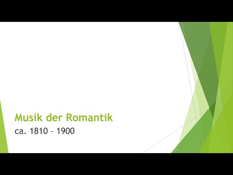 Musik: Romantik - Informationen und Musik