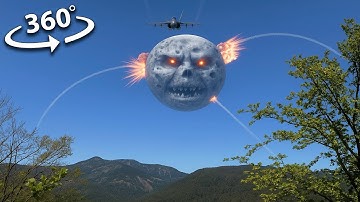 360° VR Lunar Moon shot down by Air Force
