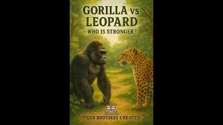 Gorilla Vs Leopard Who Is Stronger? Kids Animal Comparison Tiger Brothers