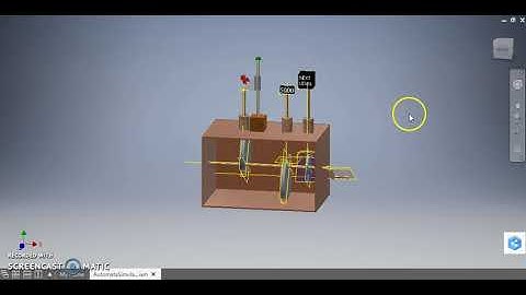 Mario Level Automata Assembly in Inventor