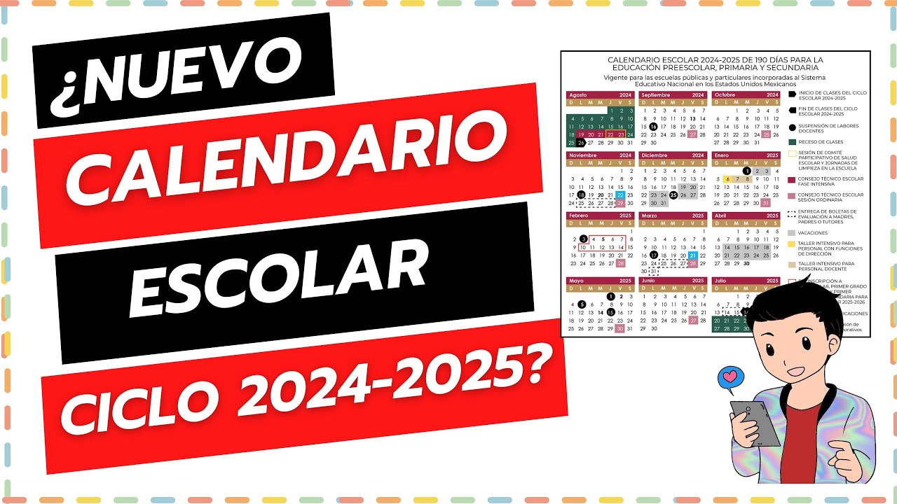 ¿NUEVOS CALENDARIOS ESCOLARES 2024-2025? - YouTube
