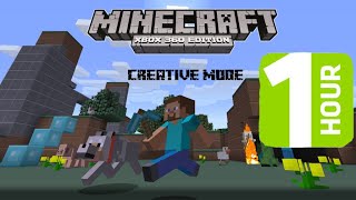 1 HOUR of Minecraft: Xbox 360 Edition (Creative Mode) - No Commentary Net Worth