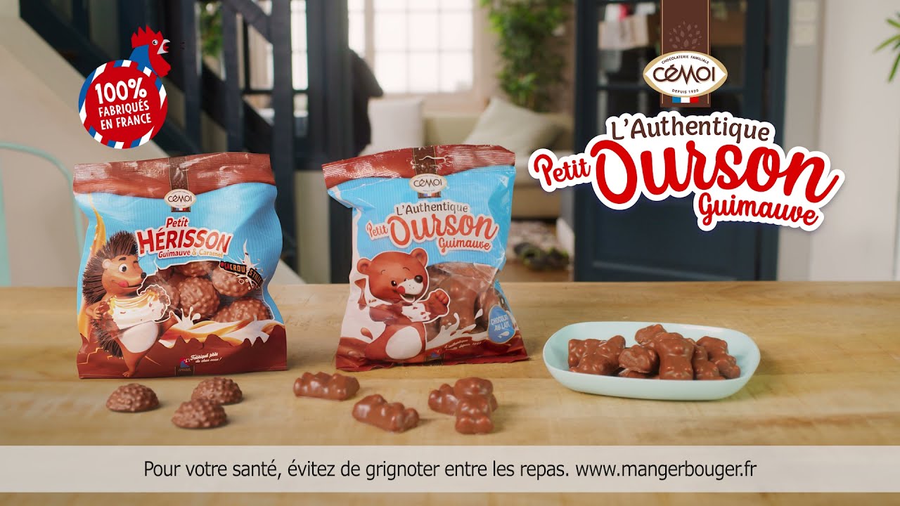 L Authentique Petit Ourson Guimauve Cemoi Youtube