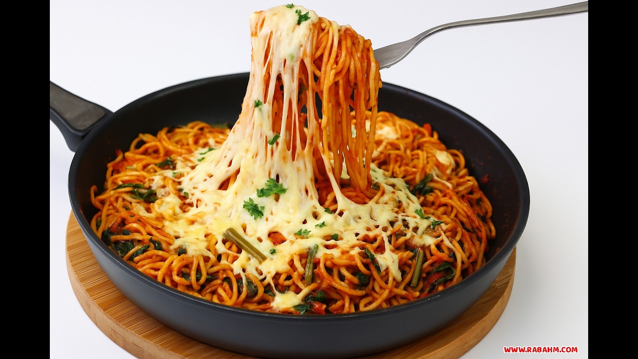 Паста без самого простого, насыщенного вкуса - Вкусная и легкая паста всего за 15 минут 🍝