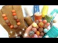 DIY BOLAS LISTRADAS + COLAR TONS TERROSOS