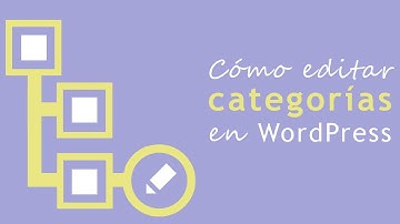 Cómo editar categorías en WordPress
