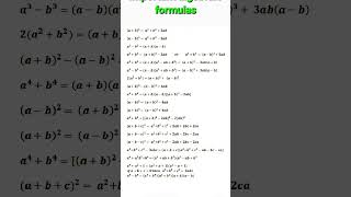 #class10maths #math #mathstricks #important math's formula #mathsformulas #class9th