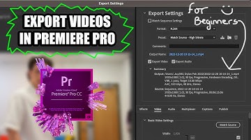 EXPORT VIDEOS IN ADOBE PREMIERE PRO 2023 as a Beginner (Quick & Easy)