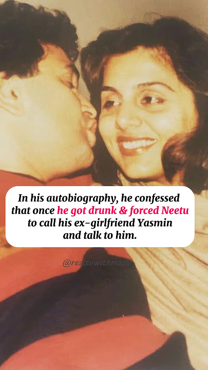 The DARK Truth About Neetu Singh & Rishi Kapoor's Marriage 💔 #neetukapoor #rishikapoor #marriage