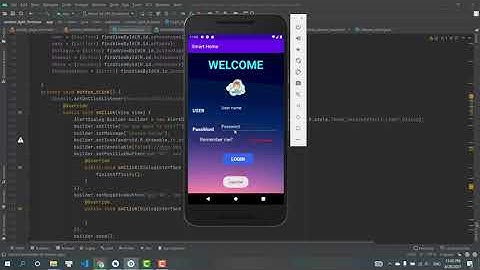 Android Studio App Smart Home