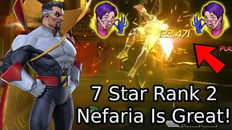 7 Star Count Nefaria Unduped And Sig 20 Gameplay! | Marvel Contest Of Champions