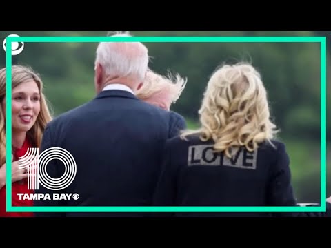 First Lady Jill Biden wears 'LOVE' jacket ahead of G7 summit