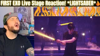 FIRST EXO Live Stage Reaction! *LIGHTSABER PERFORMANCE [THE EXORDIUM IN JAPAN]*