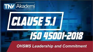 OHSMS Leadership and Commitment Clause 5.1 of ISO 45001-2018 | Training on ISO 45001|